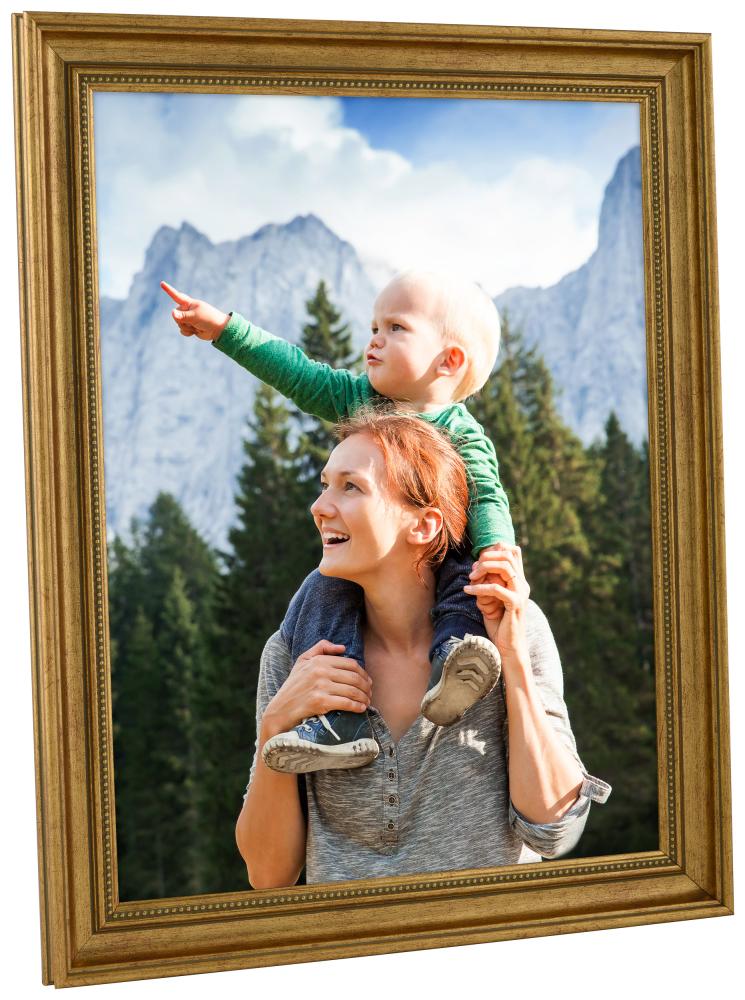 Marco Haga Dorado - Tamaño personalizable