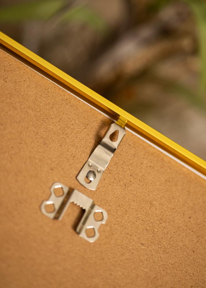 AluminiumMarco Vidrio acrílico Dorado 50x70 cm