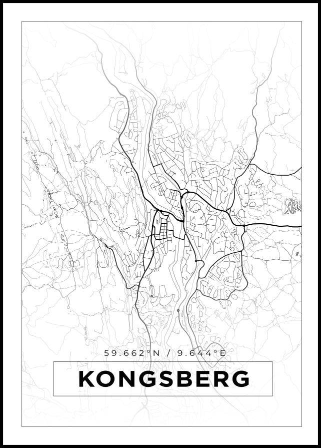 Mapa - Kongsberg - Cartel Blanco