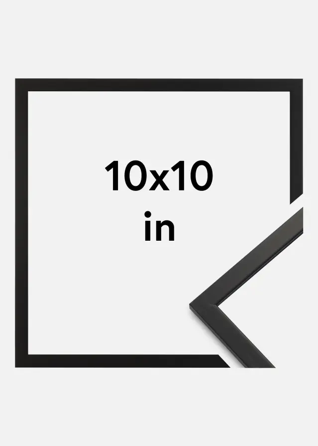Marco Edsbyn Negro 10x10 inches (25,4x25,4 cm)