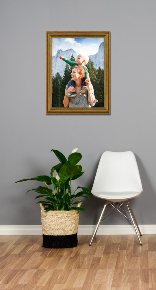 Marco Haga Dorado - Tamaño personalizable