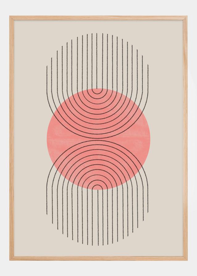 Perfect Point Peach Póster