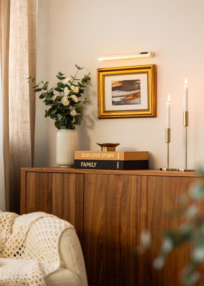 KAILA Illuminate Marco de iluminación para cuadros a batería 35 cm - Blanco