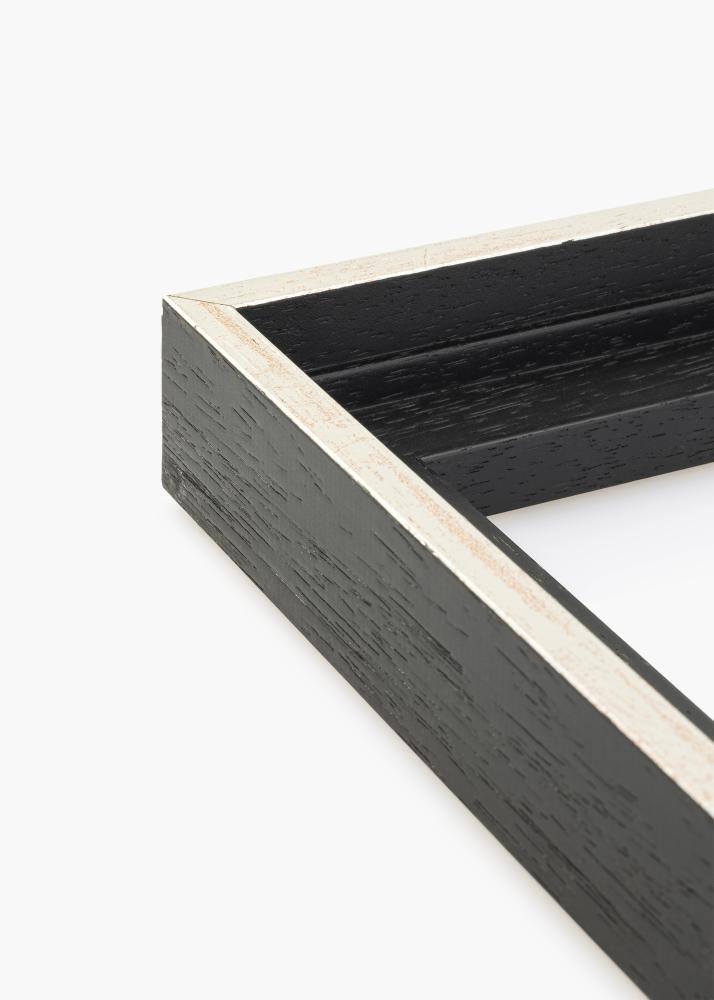 Marco para lona Lexington Negro/Plateado 56x71 cm
