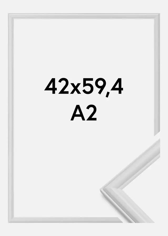 Marco Line Blanco 42x59,4 cm (A2)