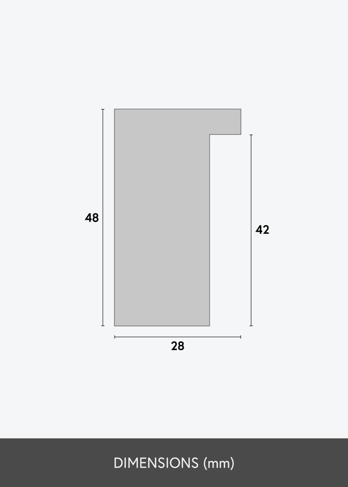 Espejo Watford Roble - Tamaño personalizable