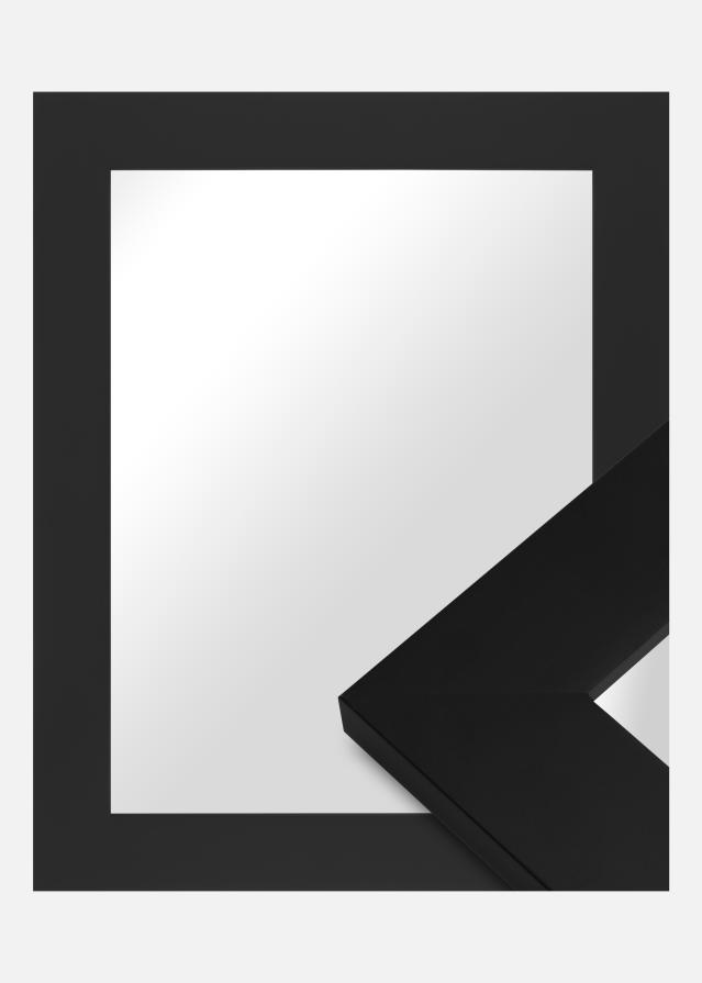 Espejo Härjedalen Negro - Tamaño personalizable