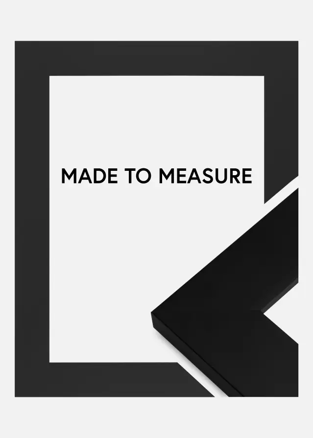 Marco Härjedalen Negro - Tamaño personalizable