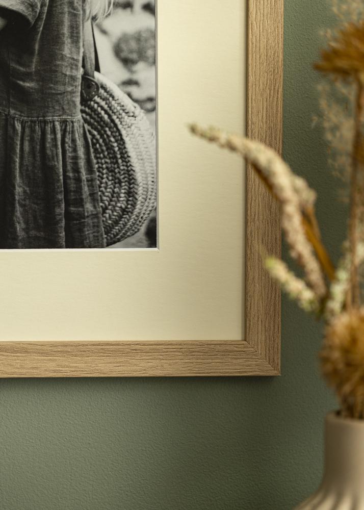 Paspartú Antique White (Borde interior blanco) 13x18 cm (8x11,5)