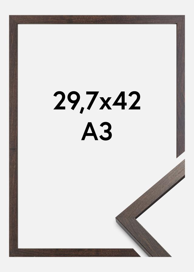 Marco Trendy Vidrio acrílico Castaño 29,7x42 cm (A3)