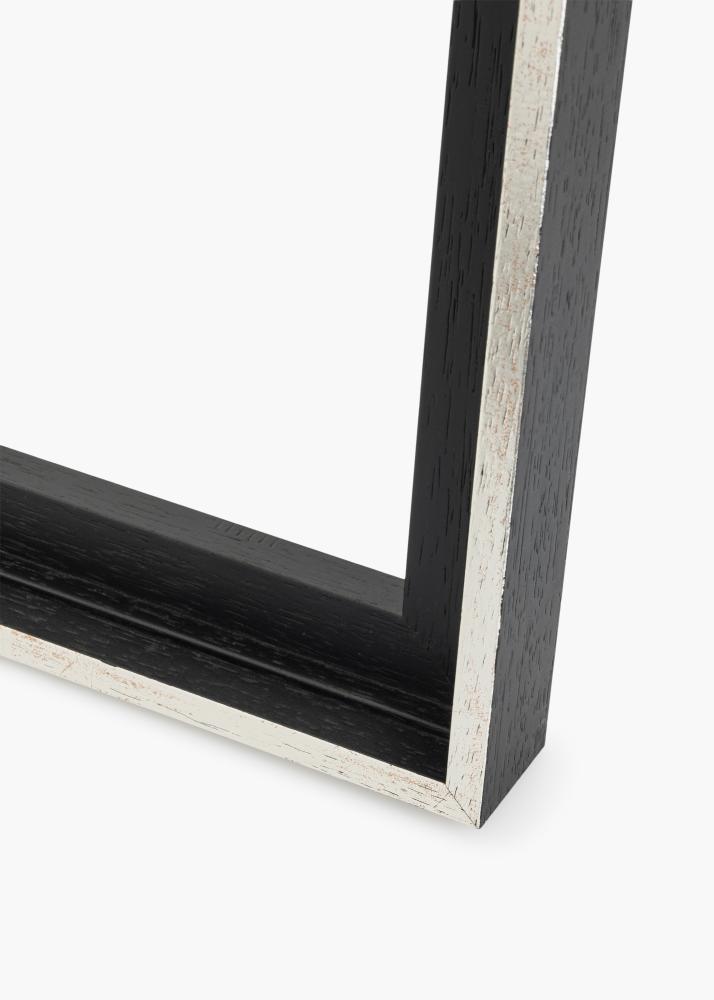 Marco para lona Lexington Negro/Plateado 56x71 cm