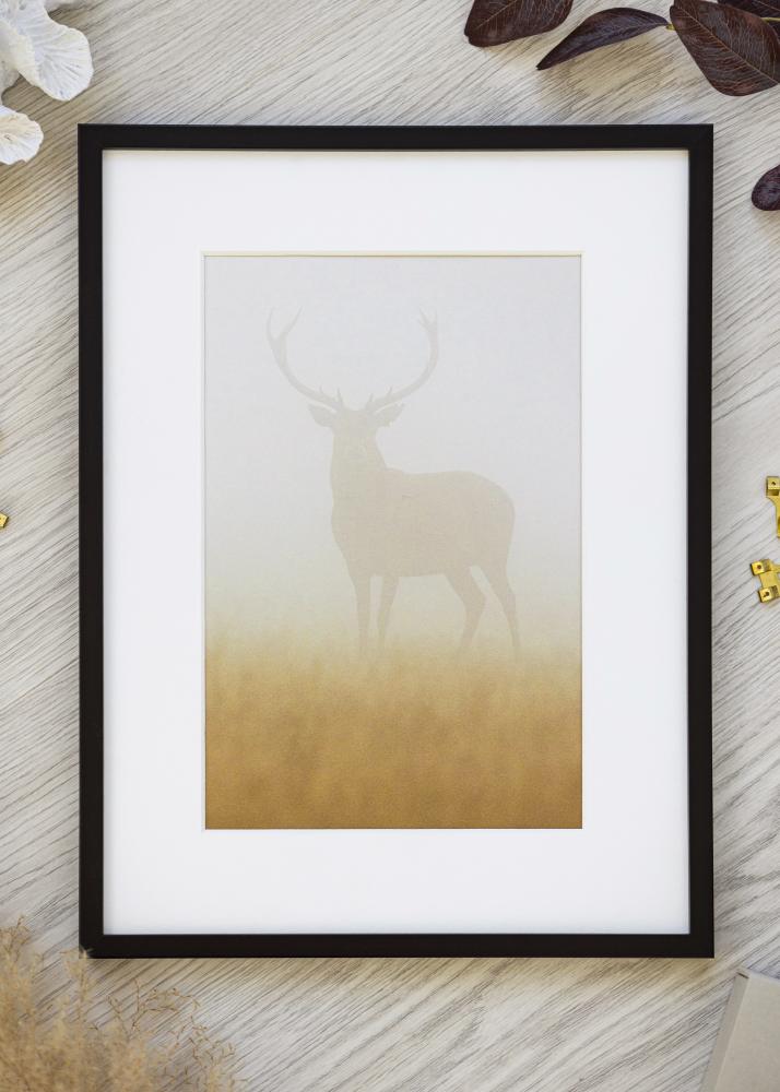 Macro de cuadro Negro Delgado 50 x 70 cm