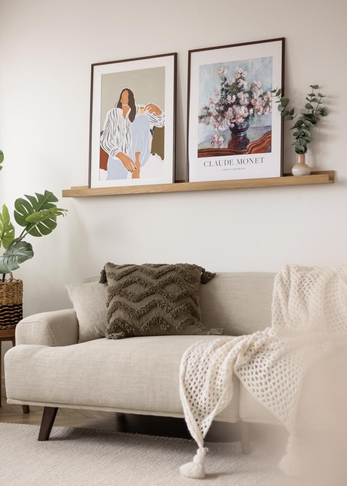 KAILA Estante para cuadros Roble 150 cm