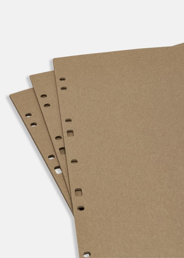 Hojas para álbum Timesaver SA4 - 30 Hojas marrones