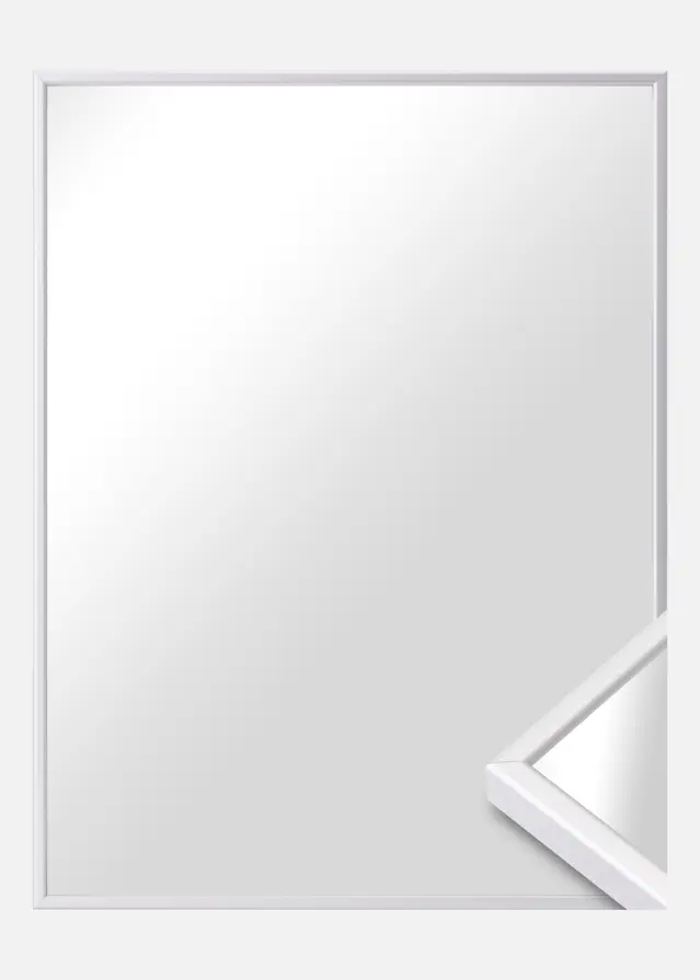 Espejo Köpenhamn Plateado - Tamaño personalizable