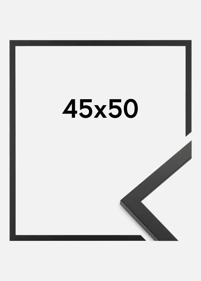 Marco Trendy Acrílico Vidrio Negro 45x50 cm