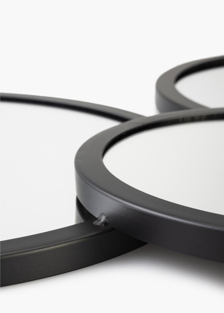 KAILA Espejo Bubbles - Negro 72x43 cm