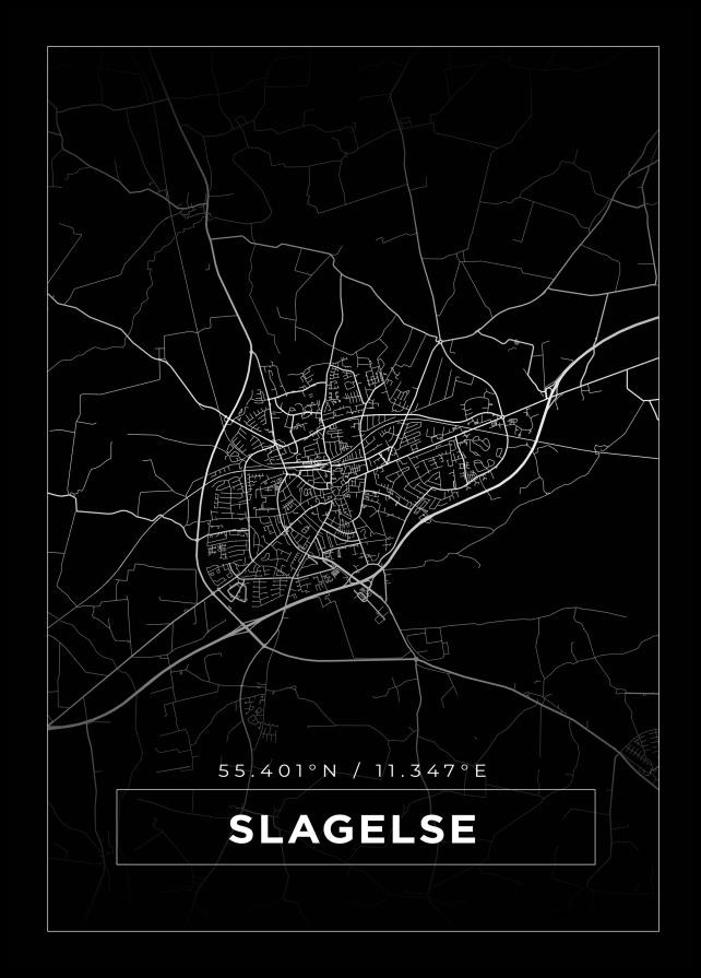 Mapa - Slagelse - Cartel Negro