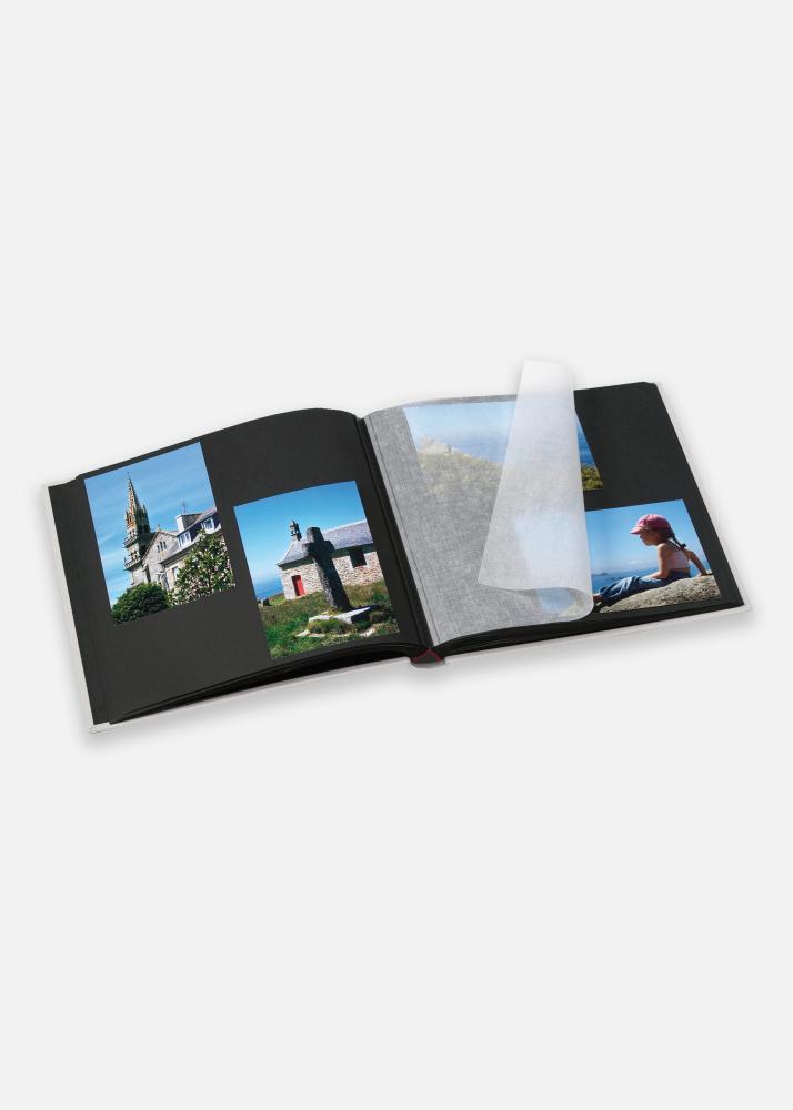 Black y White Álbum Negro - 26x25 cm (50 Páginas negras / 25 hojas)