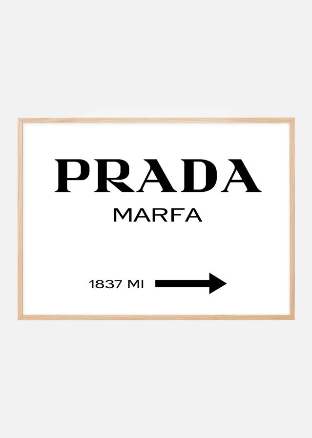Prada Black Póster