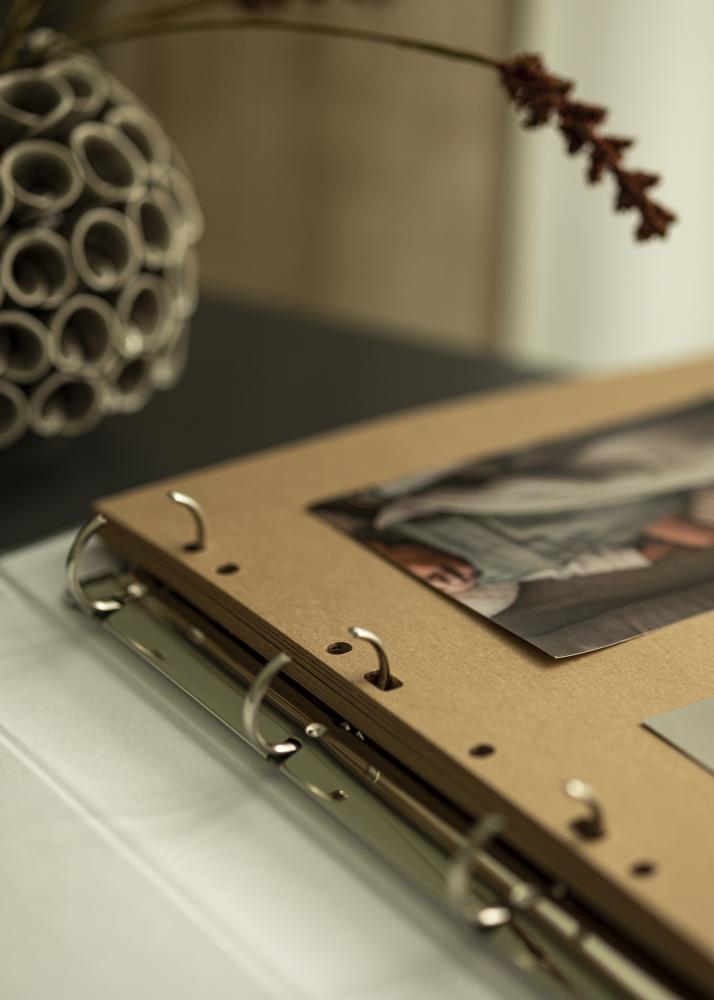 Hojas para álbum Timesaver SA4 - 30 Hojas marrones