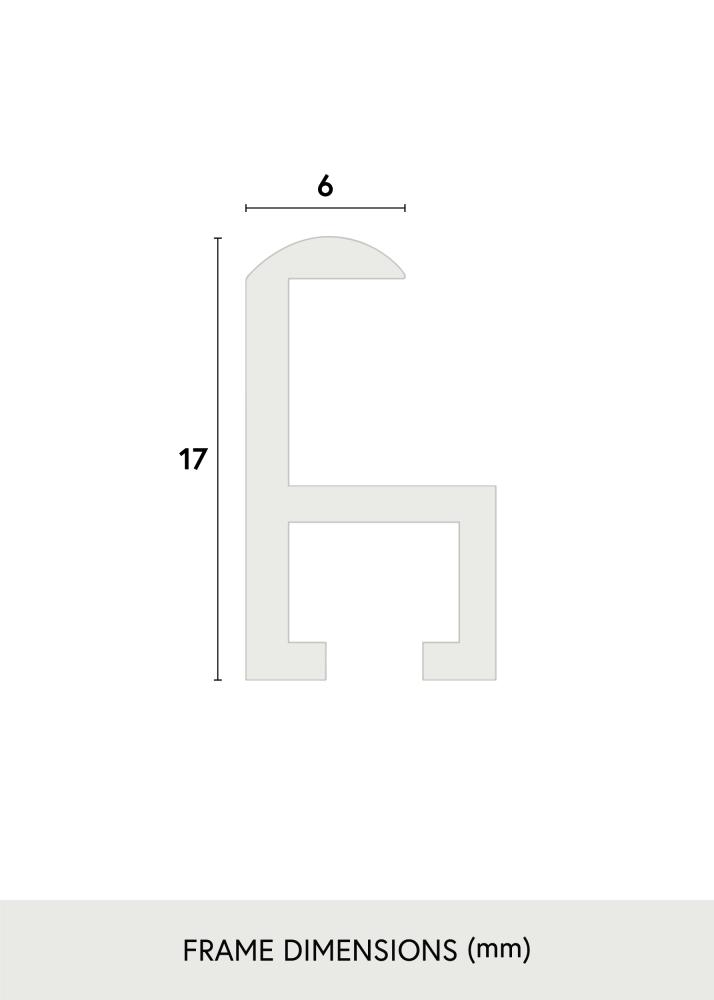 Marco Visby Vidrio acrílico Blanco 40x50 cm