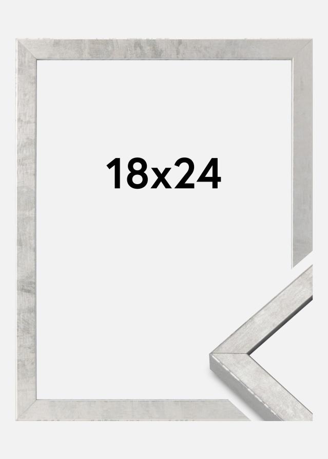 Marco Ares Vidrio Acrílico Plateado 18x24 cm