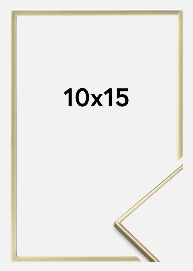 Marco Liso Metálico Dorado 10x15 cm