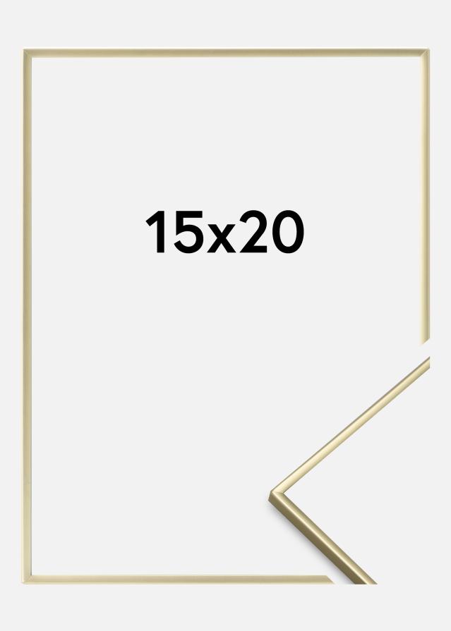 Marco Liso Metálico Dorado 15x20 cm