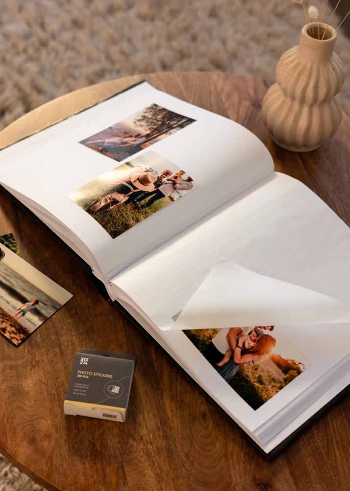 Classico Álbum Negro - 32x34 cm (100 Páginas blancas / 50 hojas)