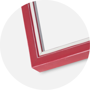 Marco Diana Vidrio acrílico Rojo 45x60 cm