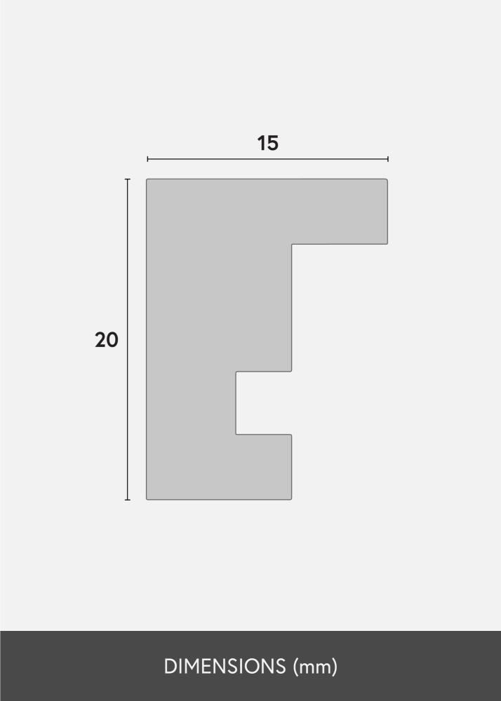 Marco Ares Vidrio Acrílico Nuez 21x29,7 cm (A4)