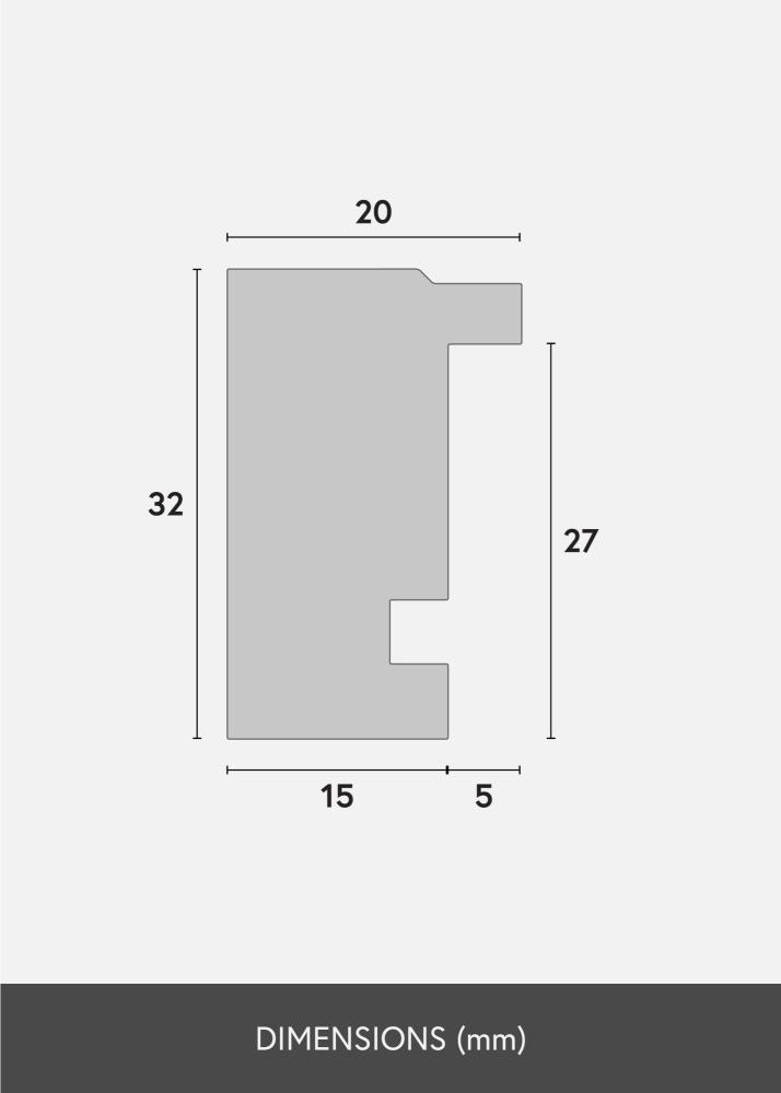 Marco Diana Vidrio acrílico Rojo 45x60 cm