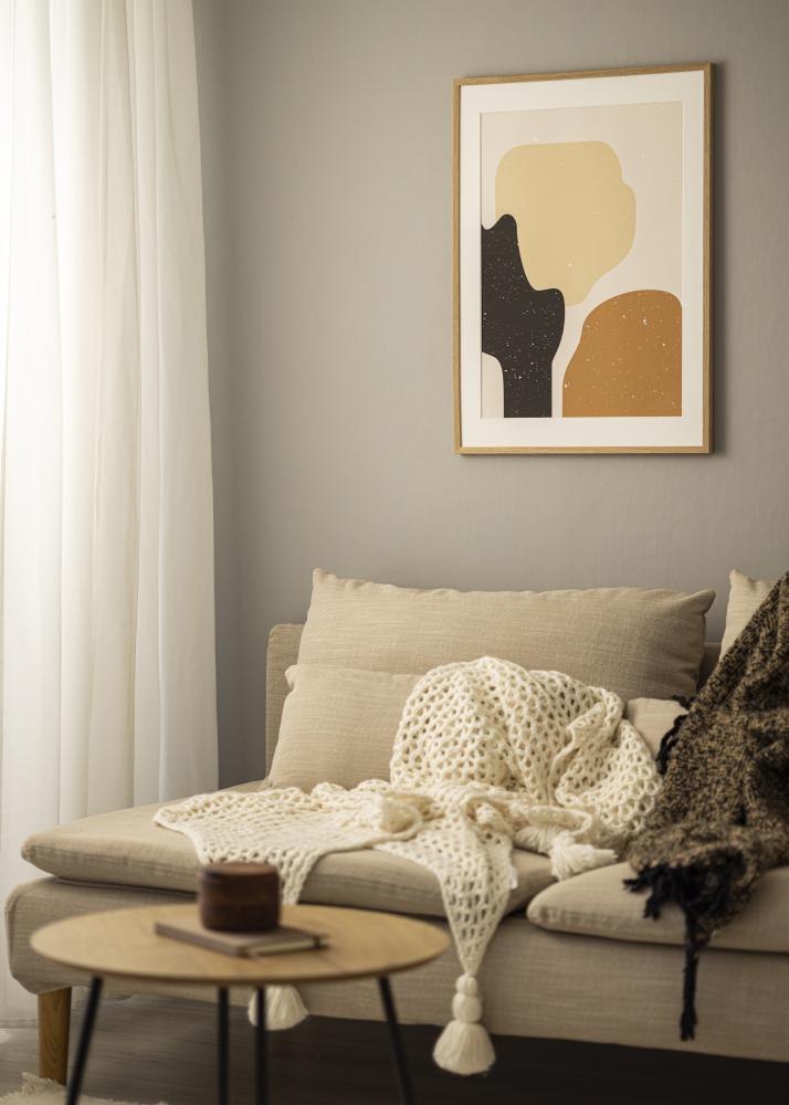 Marco Soul Oak Veneer 70x100 cm - Paspartú Blanco 60x90 cm