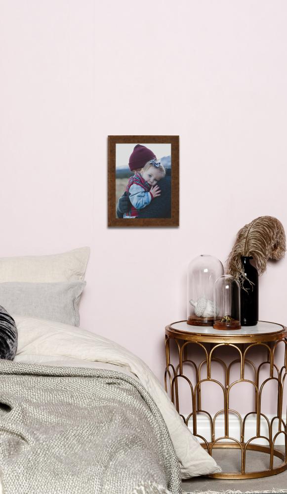 Marco Ribe Ljusbrun Chapeado de brezo - Tamaño personalizable