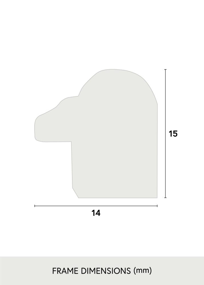 Marco Jazz Plateado - Tamaño personalizable