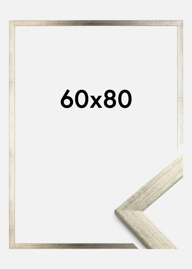 Marco Stilren Vidrio acrílico Plateado 60x80 cm