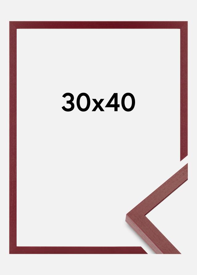 Colorful Vidrio acrílico Rojo 30x40 cm