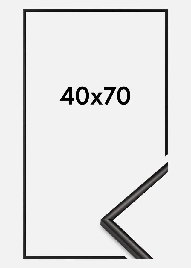 Marco New Lifestyle Vidrio acrílico Negro mate 40x70 cm