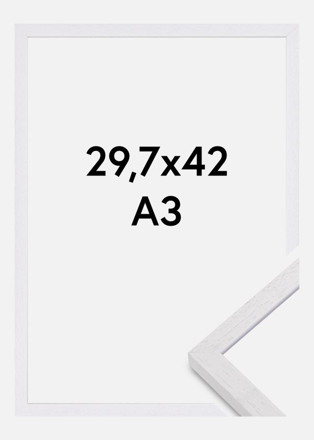 Marco Glendale Mate Vidrio antirreflectante Blanco 29,7x42 cm (A3)