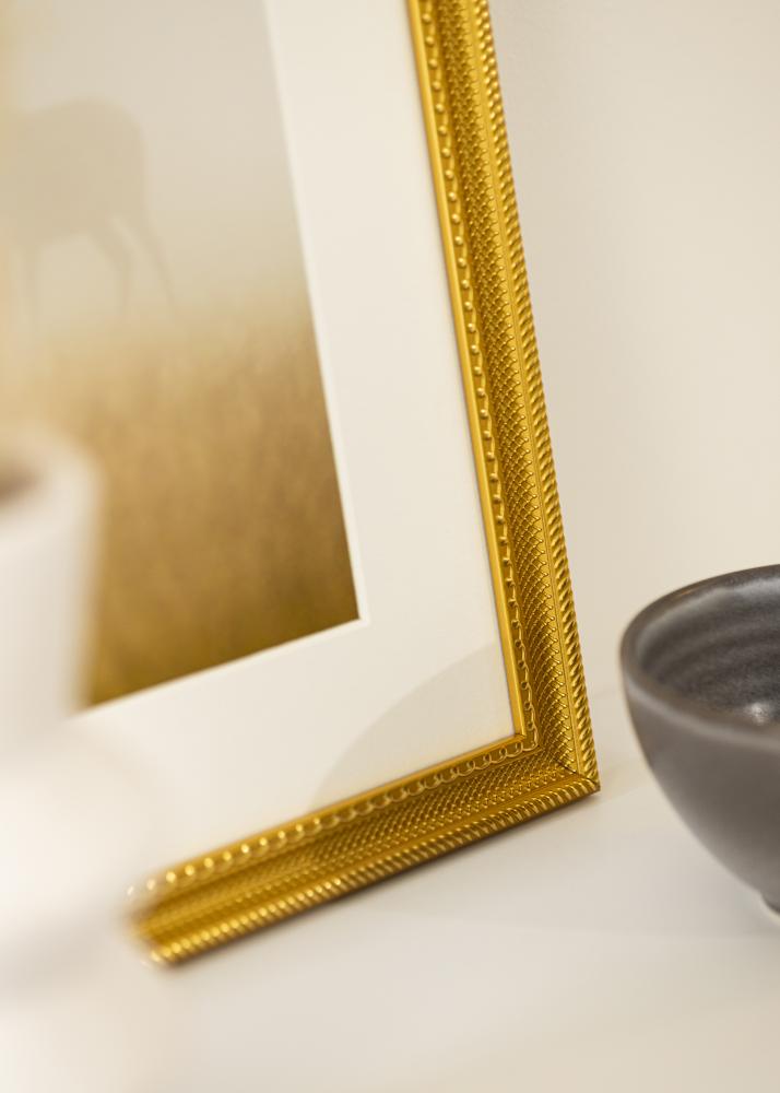 Marco Lattice Vidrio acrílico Dorado 50x70 cm