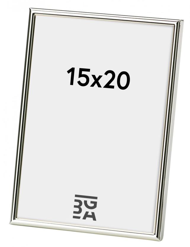 Marco Chloe Acabado Brillante Plateado 15x20 cm