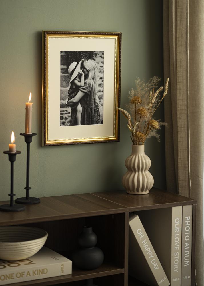 Paspartú Antique White (Borde interior blanco) 13x18 cm (8x11,5)