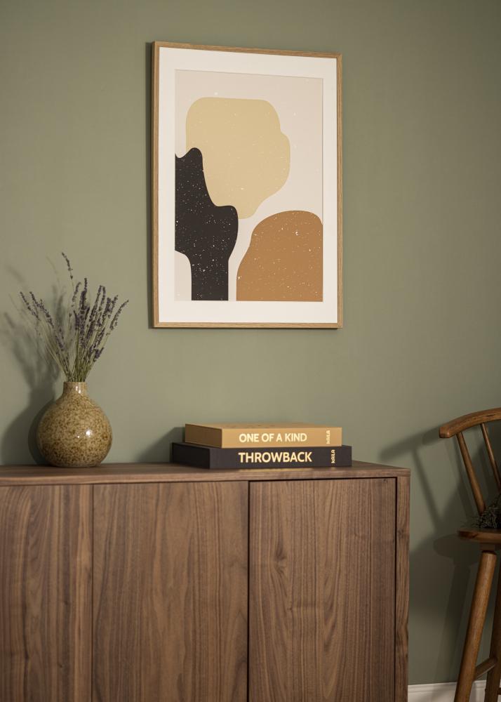 Marco Soul Oak Veneer 70x100 cm - Paspartú Blanco 60x90 cm