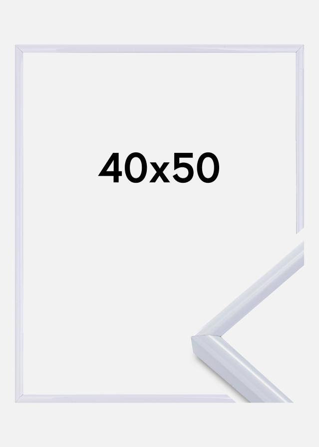 Marco Victoria Vidrio acrílico Blanco 40x50 cm