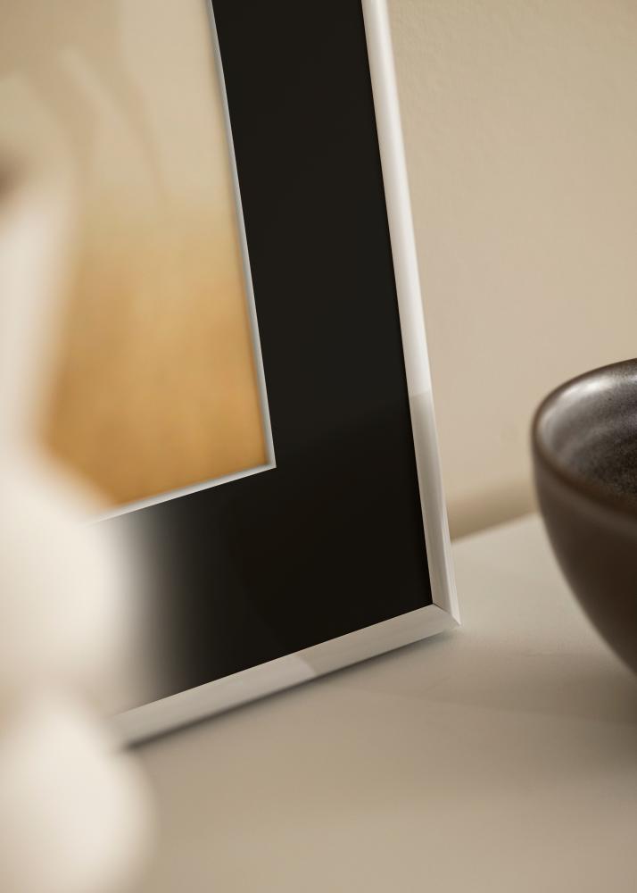 Marco Victoria Blanco 13x18 cm - Paspartú Negro 3,5x5 inches