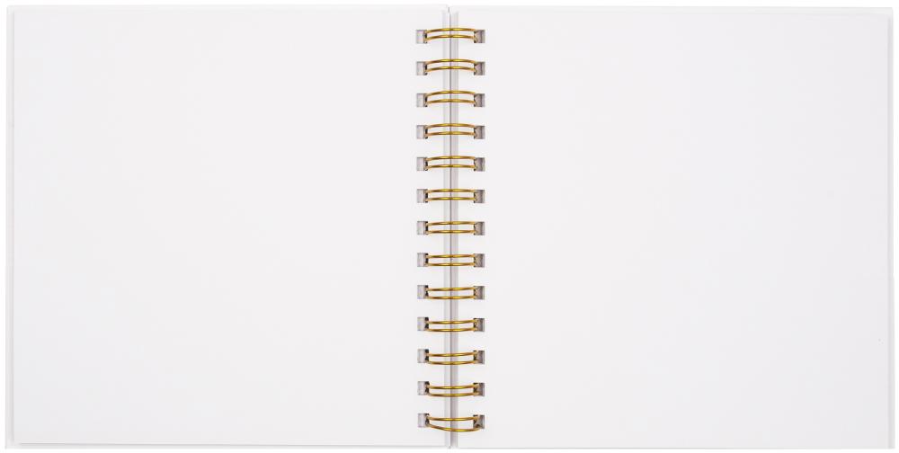 Sweet Memories Blanco - 18x18 cm (48 Páginas blancas / 24 hojas)