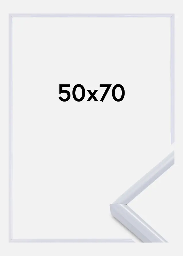 Marco Victoria Vidrio acrílico Blanco 50x70 cm