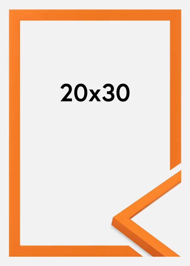 Marco Kent Vidrio acrílico Naranja 20x30 cm