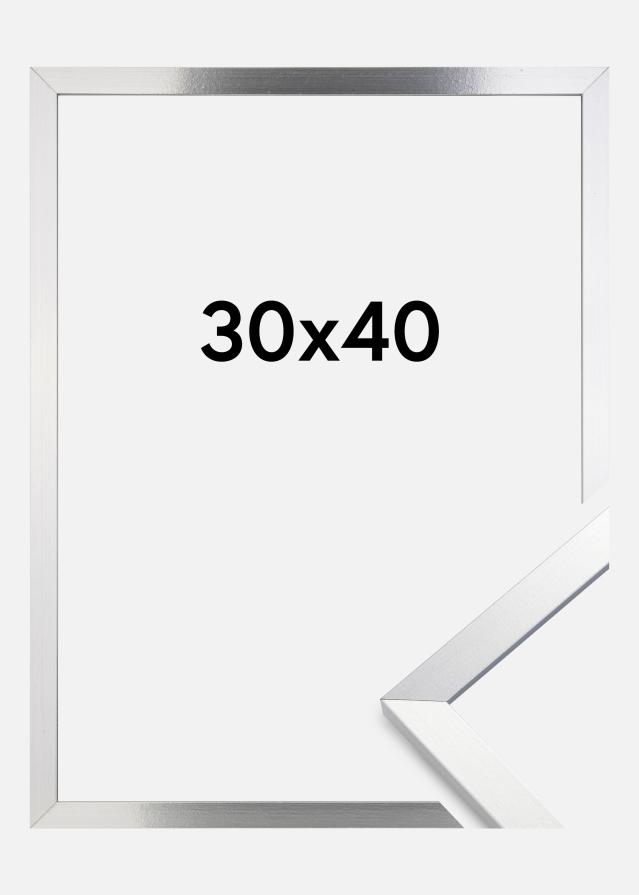 Marco Trendy Plateado 30x40 cm